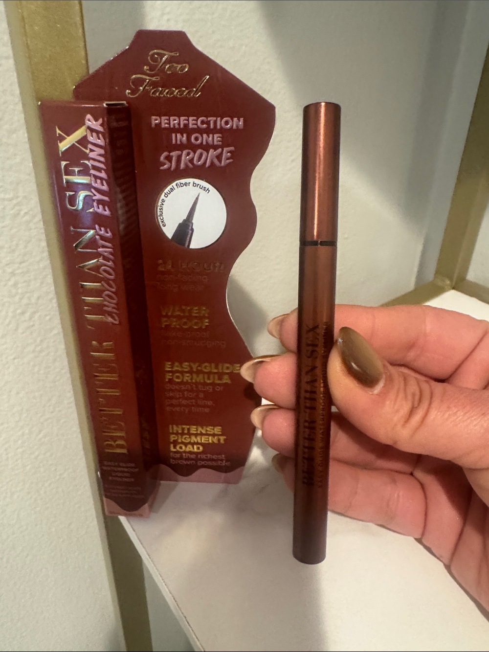 Too Faced BTS Chocolate Liquid Eyeliner
